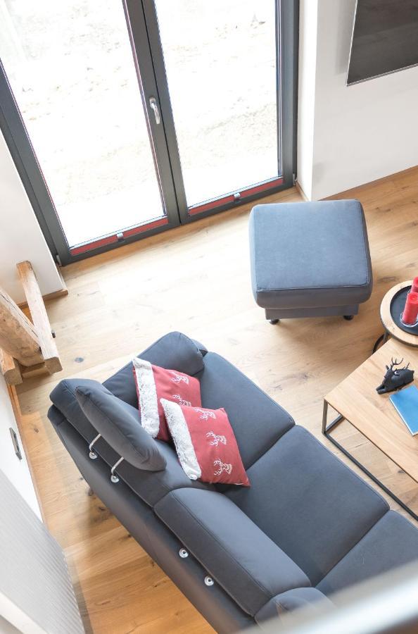Chalet-Ferienwohnung Giebeltraum, 115 Qm, Wellness/Fitness/Sauna - Bergroedelhof Feilitzsch المظهر الخارجي الصورة