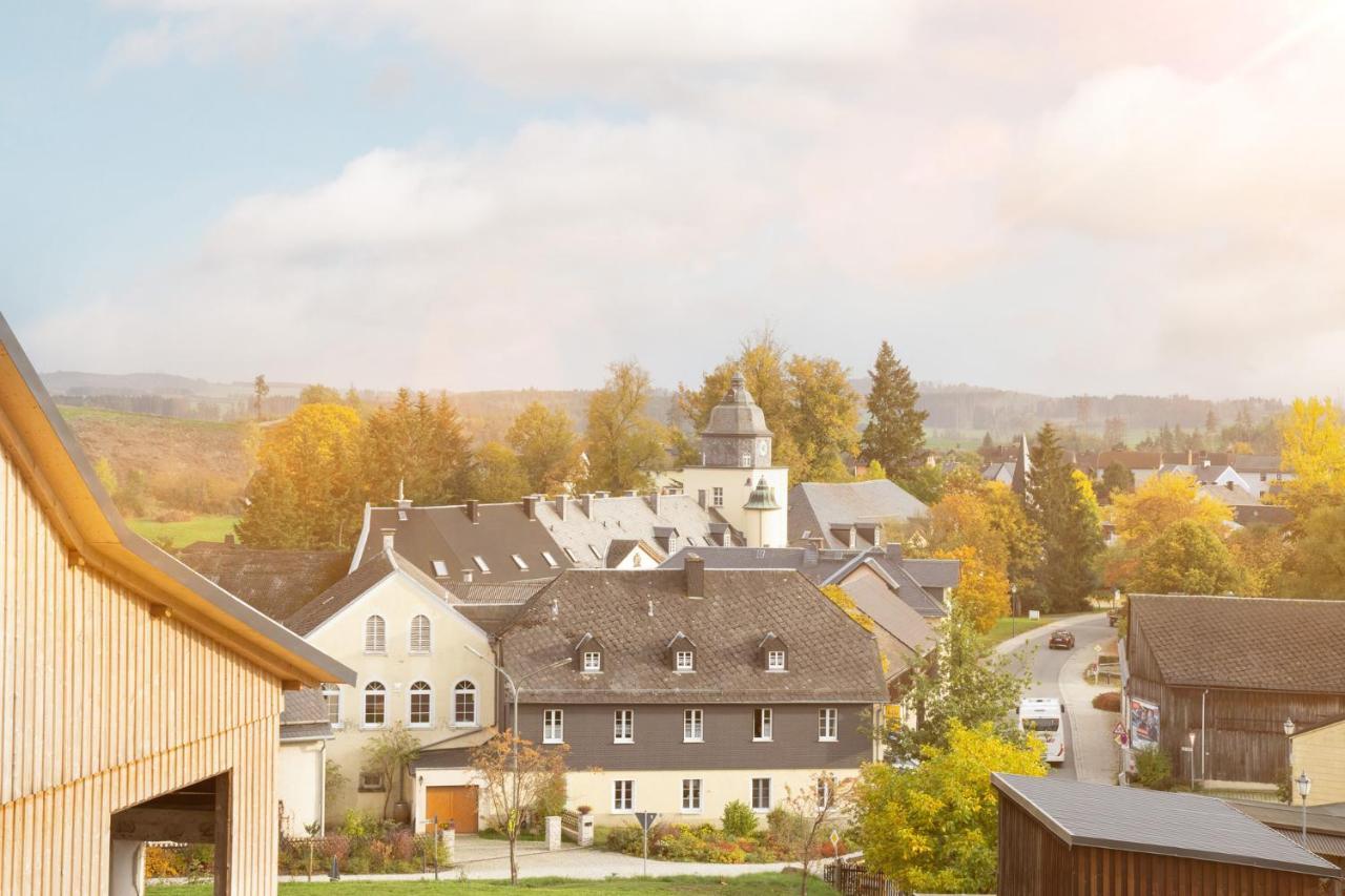 Chalet-Ferienwohnung Giebeltraum, 115 Qm, Wellness/Fitness/Sauna - Bergroedelhof Feilitzsch المظهر الخارجي الصورة